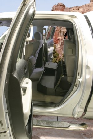 Toyota Tundra Underseat Storage Box - Rear - Tuffy Products - Lockbox - Black - `07-`22